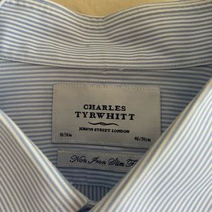 Charles Tyrwhitt blue pinstripe